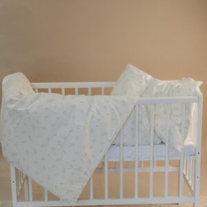 Posteljina za dječji krevetić - listići