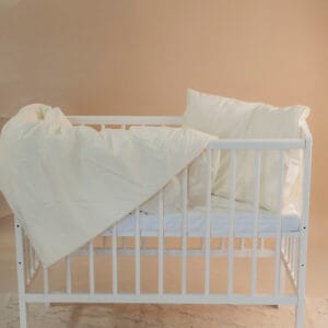 Posteljina za dječji krevetić - bež