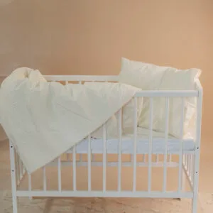 Posteljina za dječji krevetić - bež