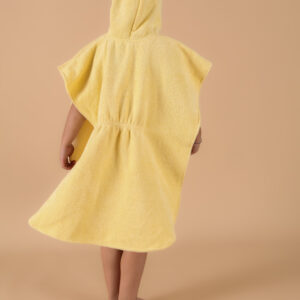 Pončo za plažu- frotir - žuta