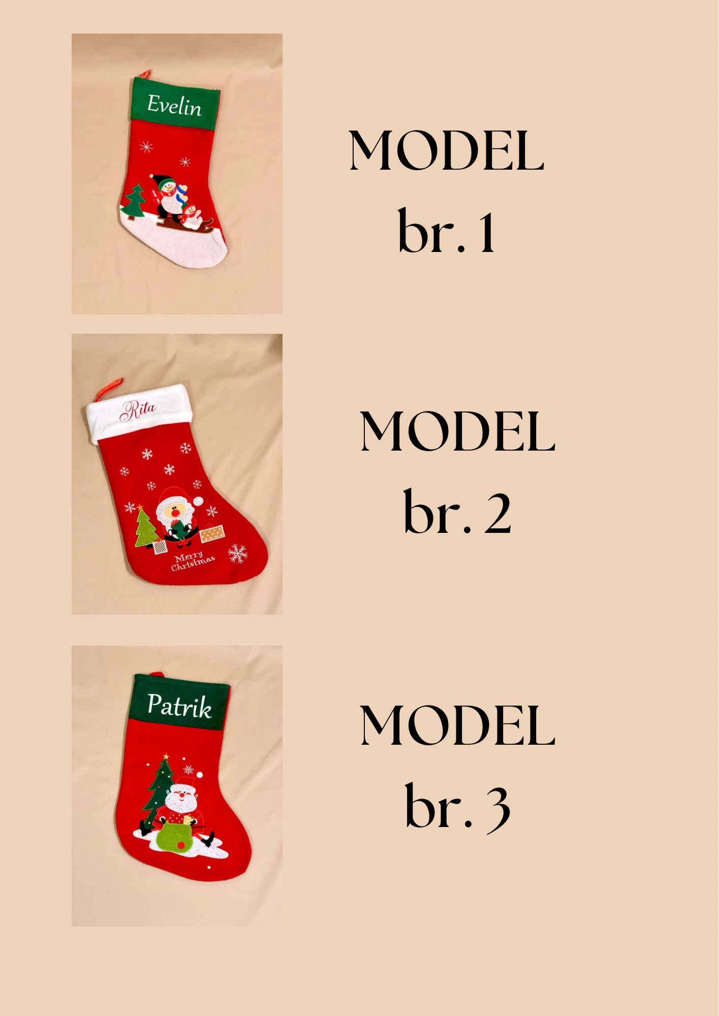 Čizmica za Sv. Nikolu - personalizirana - Slika 9