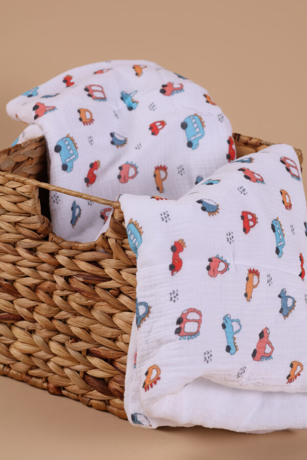 Topla dekica - MUSLIN - autići - Image 2