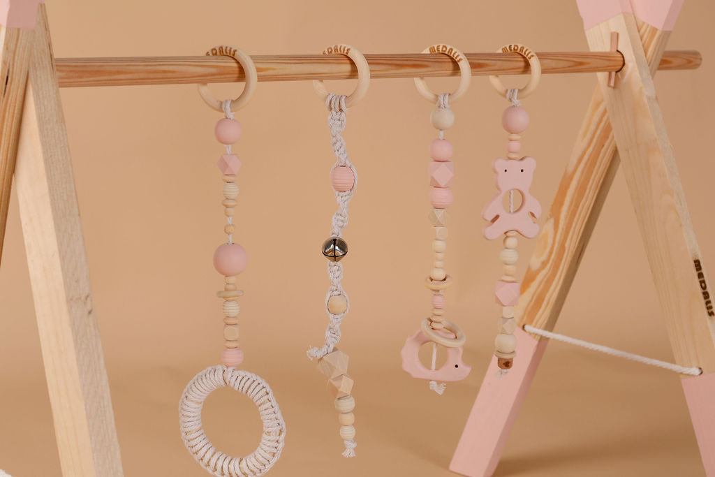 Montessori BABY GYM by Medalis - rozi - Slika 3