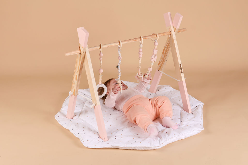 Montessori BABY GYM by Medalis - rozi - Slika 4