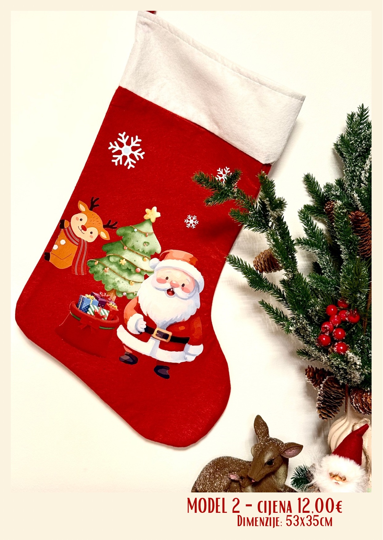 Čizmica za Sv. Nikolu - personalizirana - Slika 2