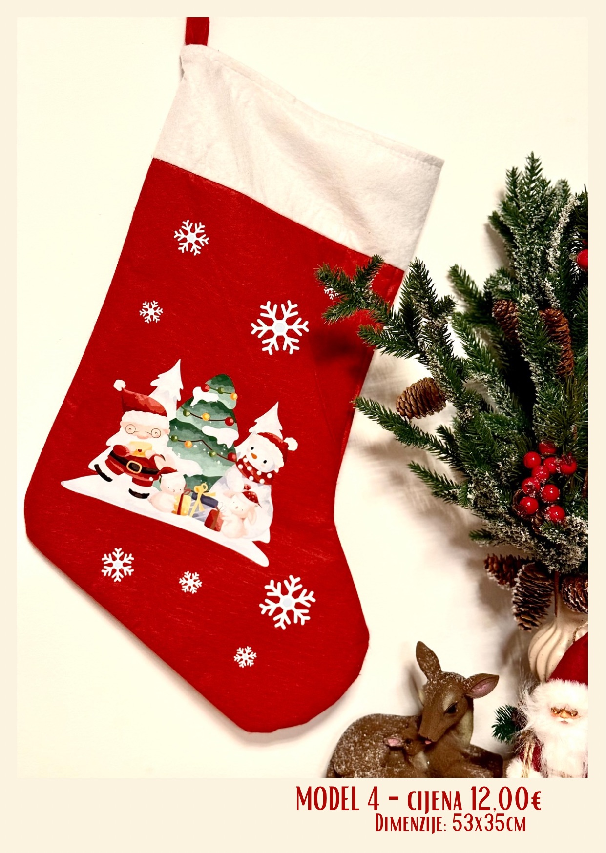 Čizmica za Sv. Nikolu - personalizirana - Slika 4